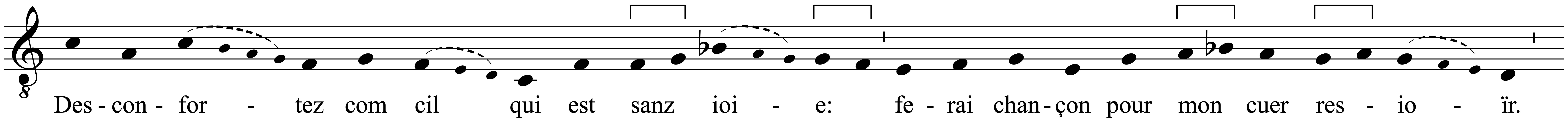 Work musical notation